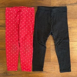 2 pairs of gap leggings